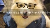 请问湛江翔龙宠物医院帮狗狗拍x光片收费多少？